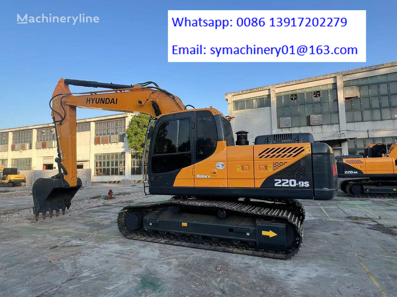 Hyundai R220LC-9S tracked excavator