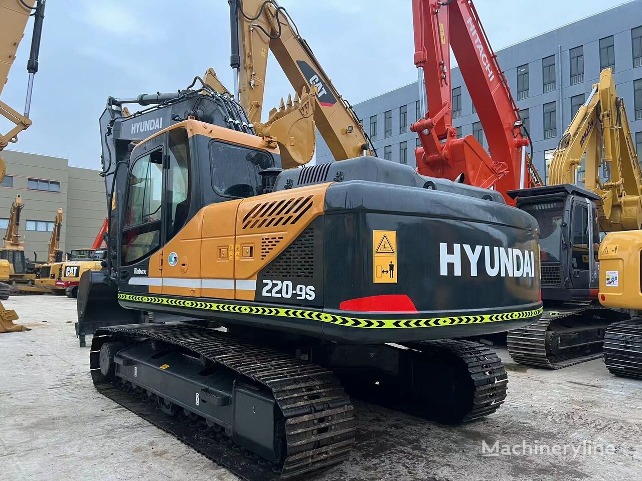 Hyundai R220LC-9S 220-9 rupsgraafmachine