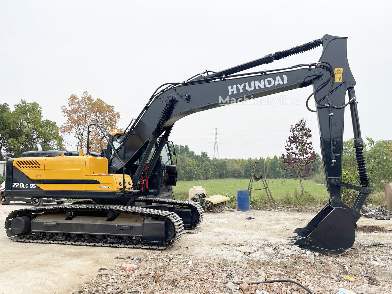 Hyundai R220LC-9S R305 R350 R330 rupsgraafmachine