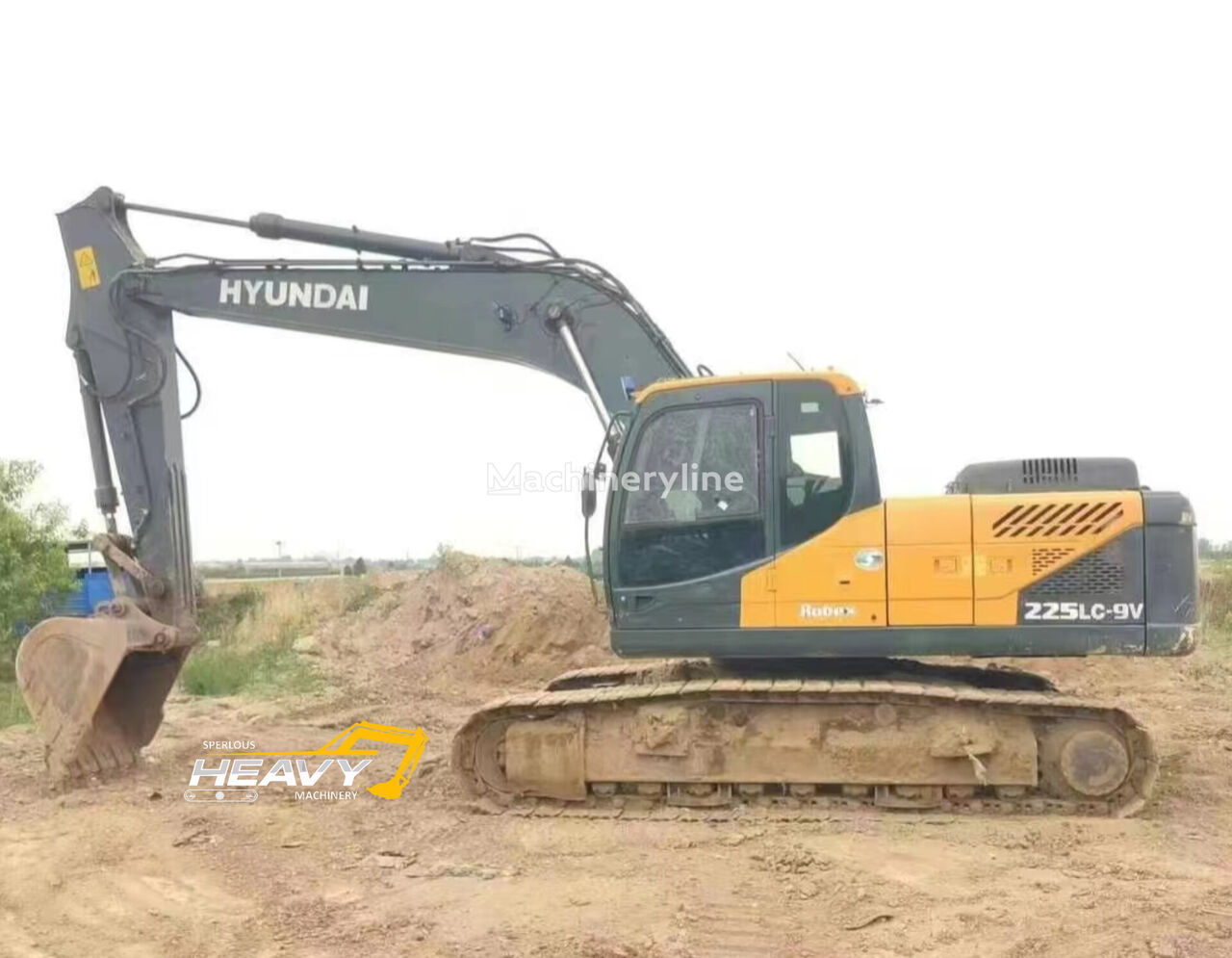 Hyundai R225LC-9V tracked excavator