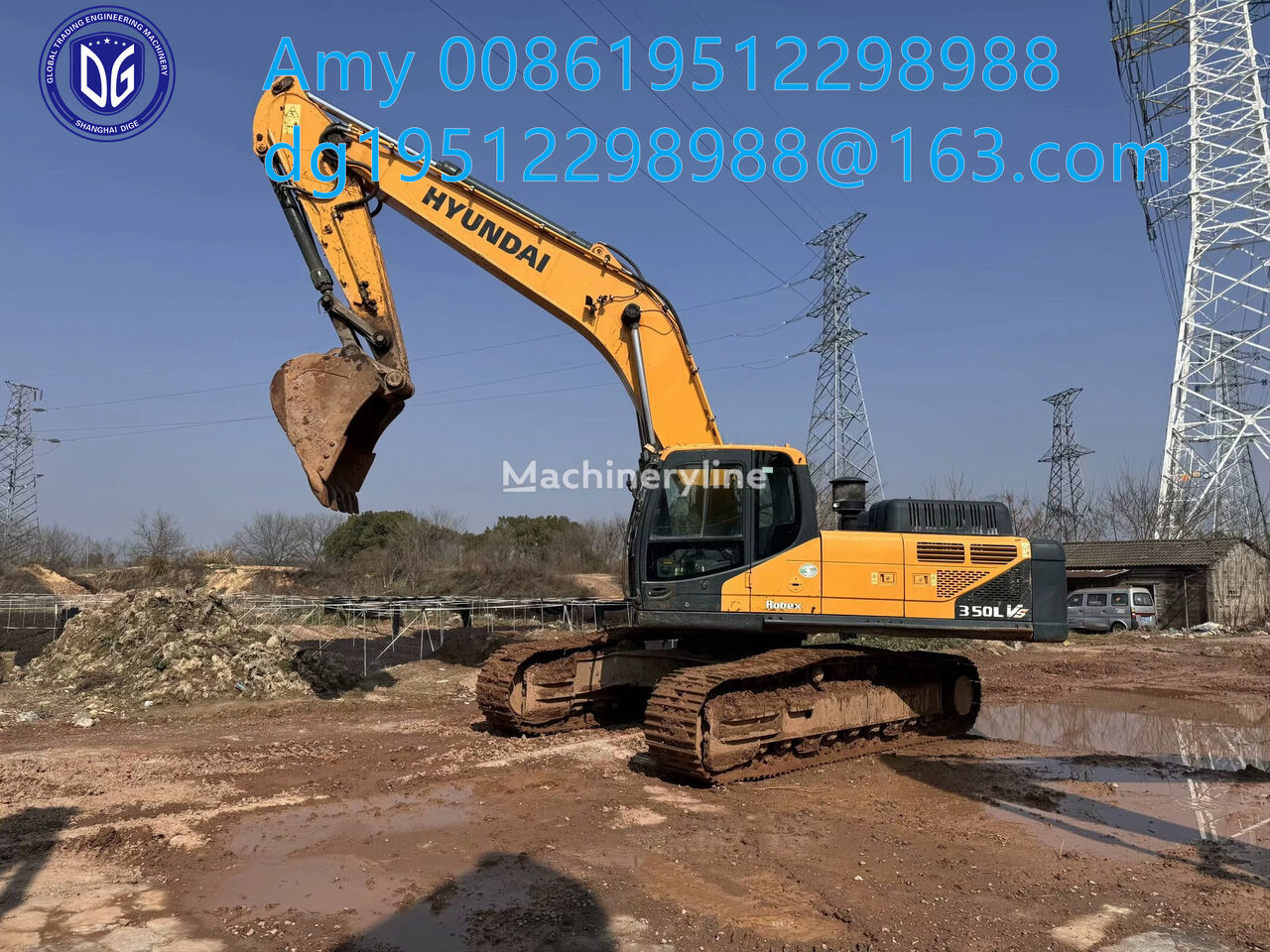 Hyundai R350VS tracked excavator