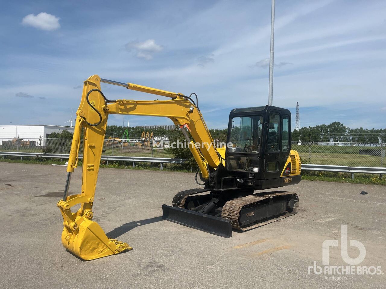 Hyundai R55-7 excavadora de cadenas