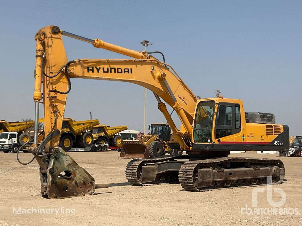 escavadora de rastos Hyundai ROBEX 450LC