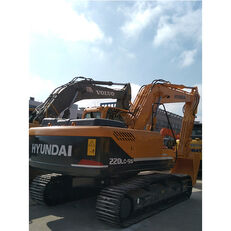 Hyundai Robex 220 tracked excavator