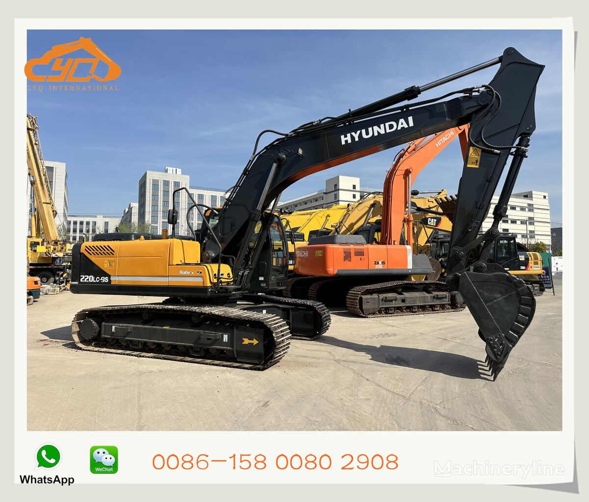 Hyundai Robex 220LC-9S tracked excavator