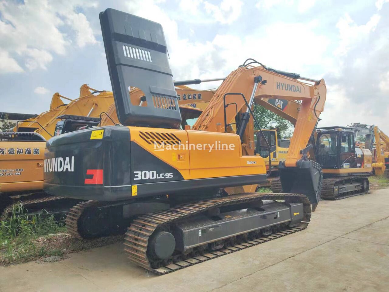 Hyundai Robex 300lc-9S excavadora de cadenas