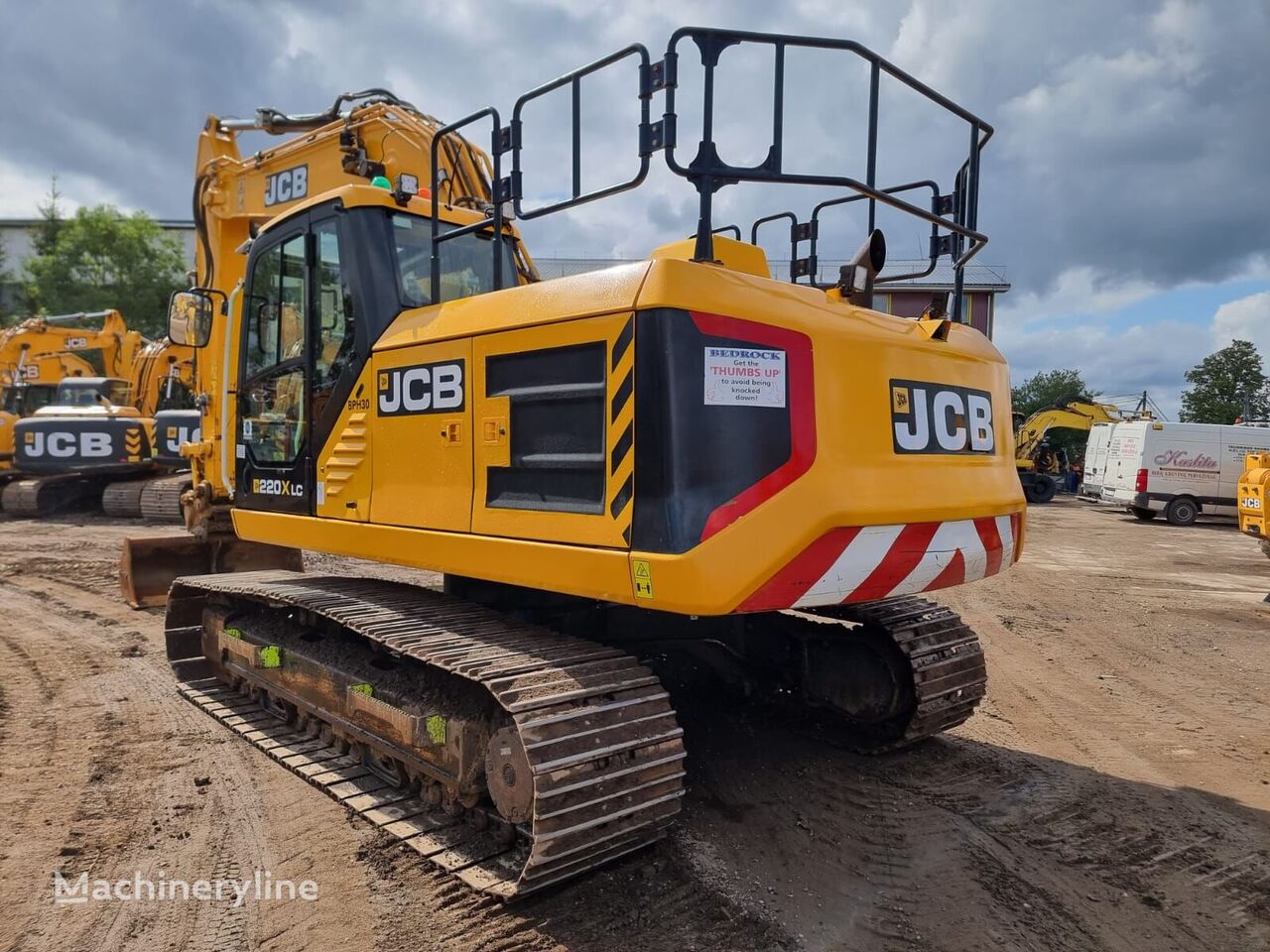 JCB 220 XL kāpurķēžu ekskavators