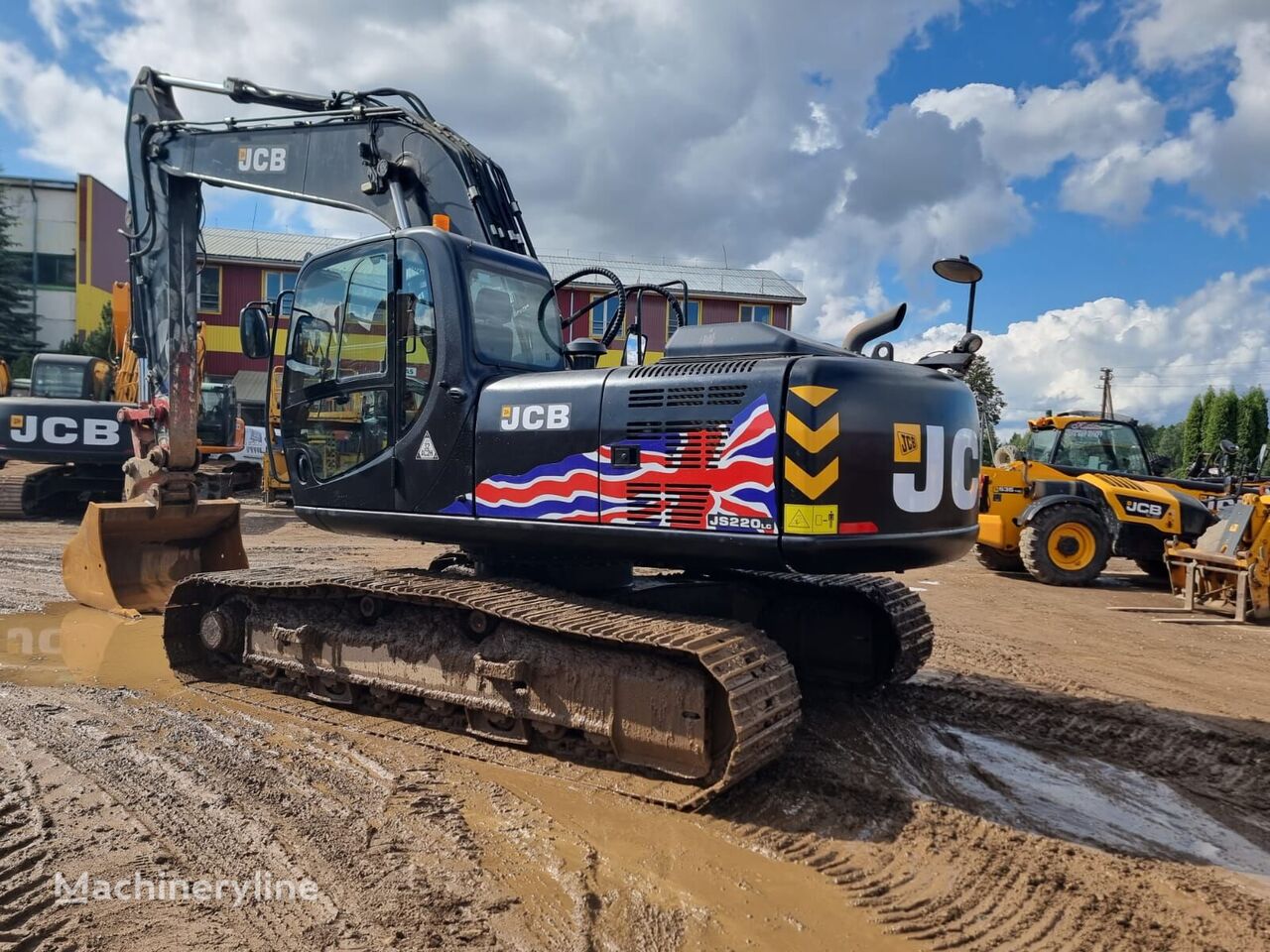 pelle sur chenilles JCB JS220LC T4