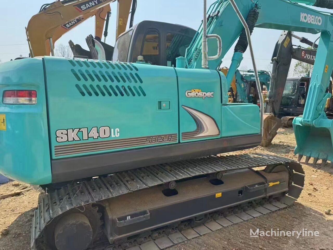 Kobelco SK140 tracked excavator