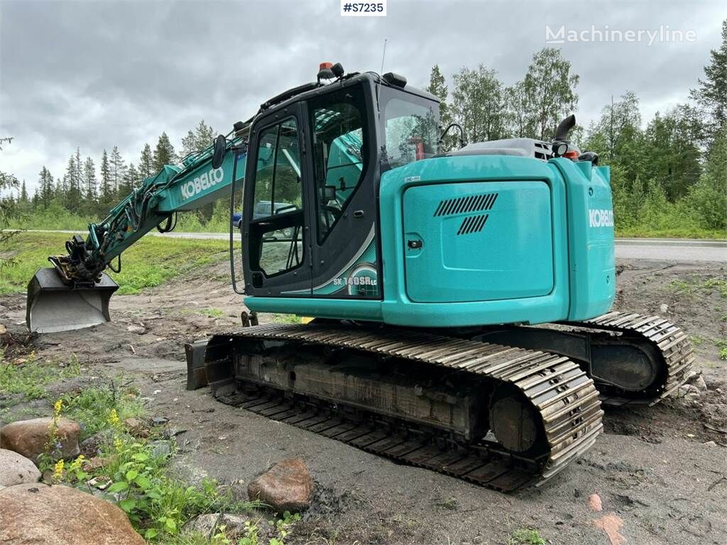 pelle sur chenilles Kobelco SK140 SRLC-5 Excavator with Engcon tiltrotator