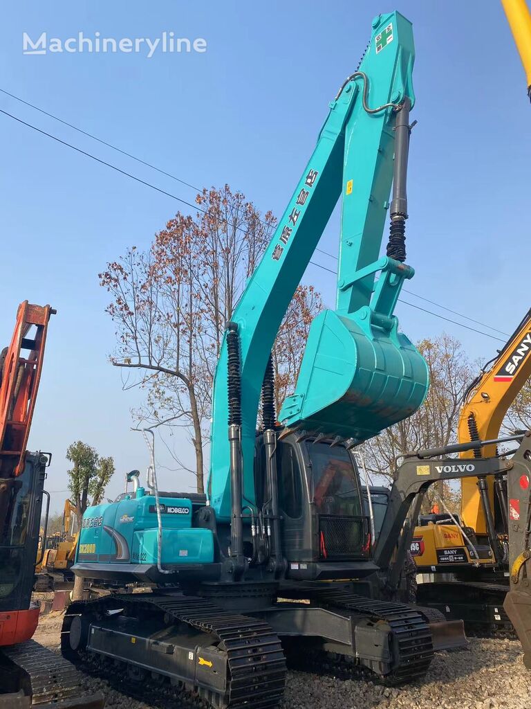 Kobelco SK200 tracked excavator