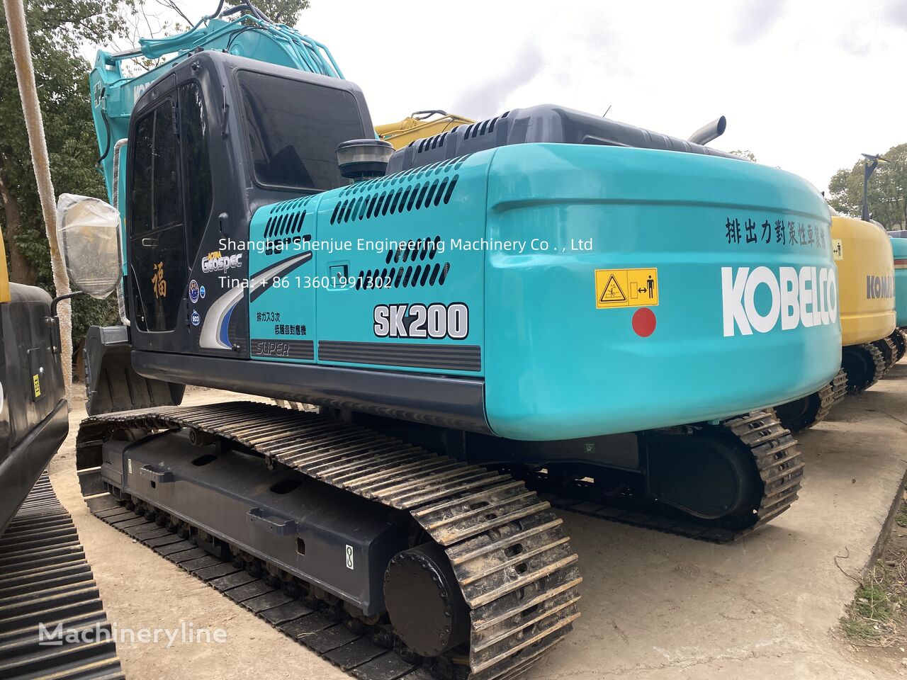 pelle sur chenilles Kobelco SK200 SK200-8 SK200-10