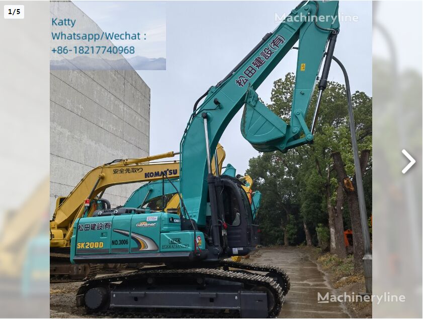 Kobelco SK200D Kettenbagger