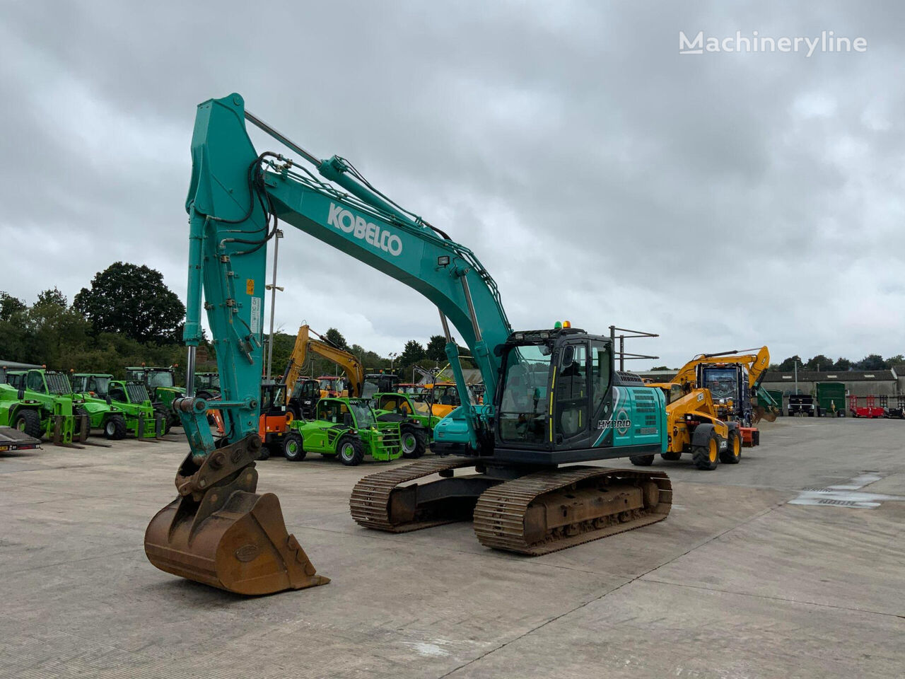 pelle sur chenilles Kobelco SK210