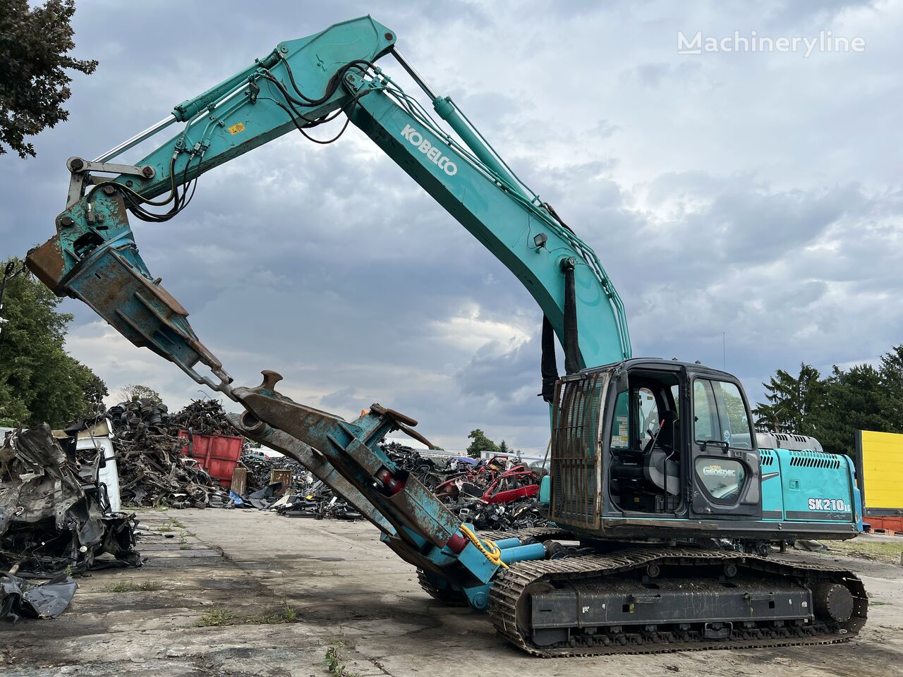 vikšrinis ekskavatorius Kobelco SK210LC Dismantling ELV