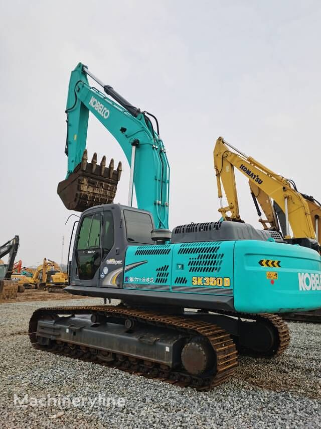 Kobelco SK350 tracked excavator