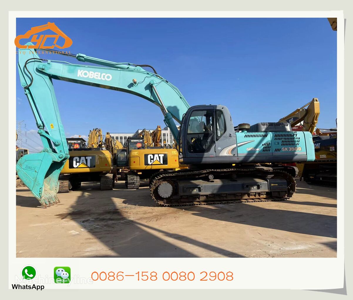 pelle sur chenilles Kobelco SK350LC-8