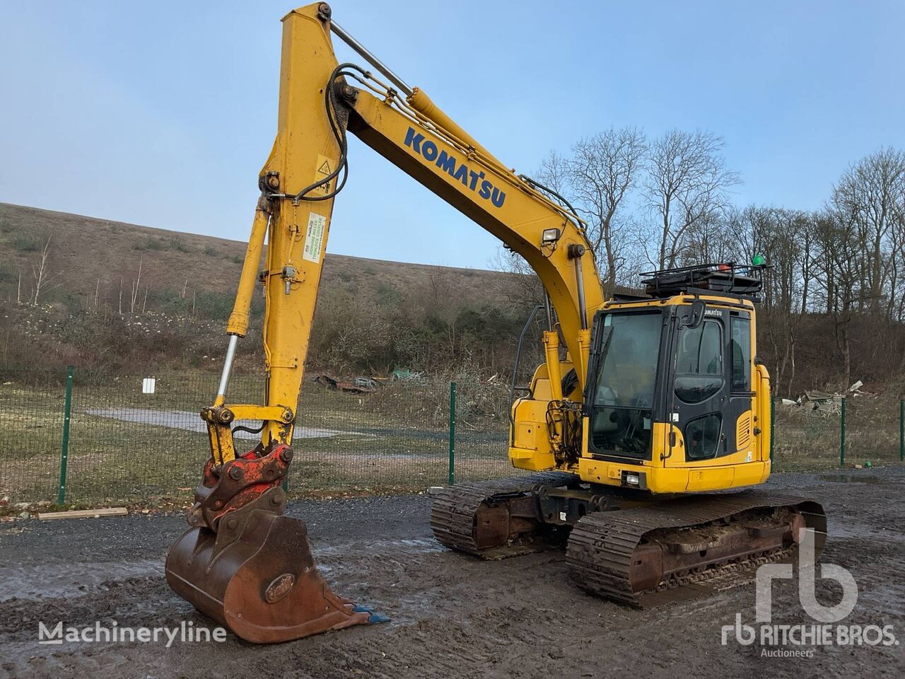 Komatsu PC 138US-10 tracked excavator