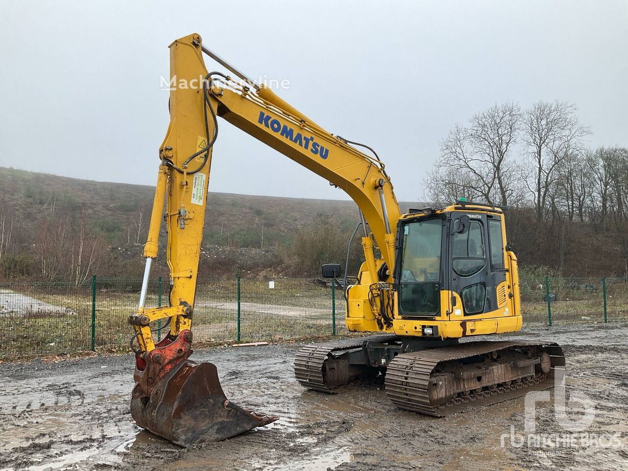 Komatsu PC 138US-10 tracked excavator