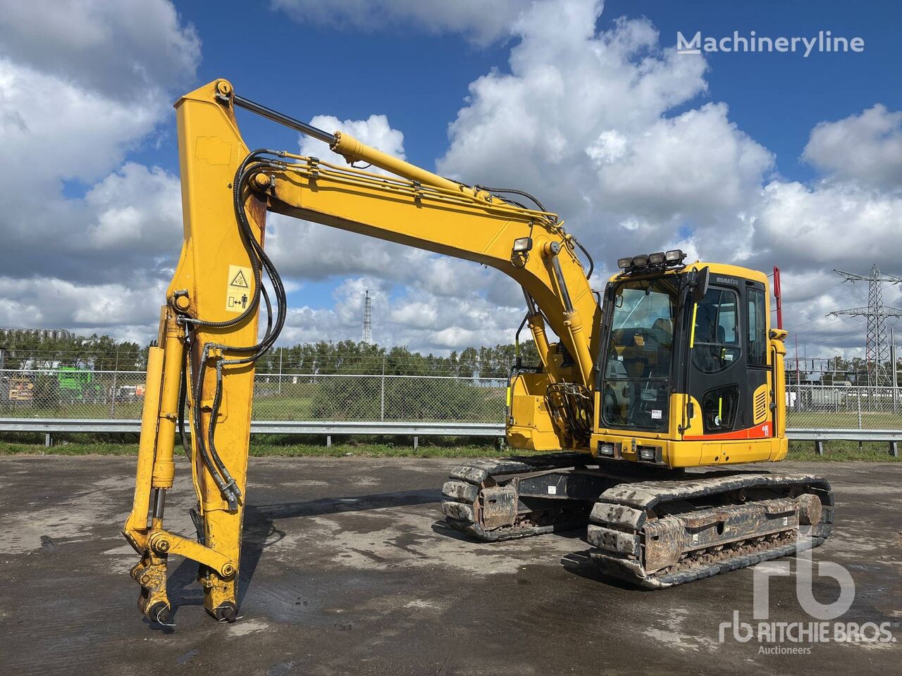 Komatsu PC 138US-11 tracked excavator