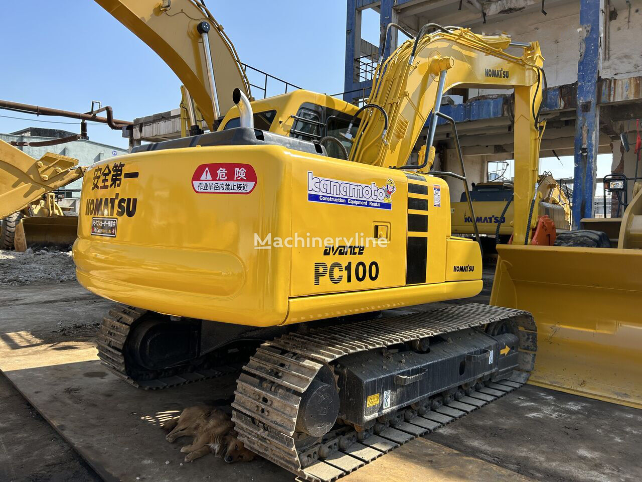 Pelle sur chenilles Komatsu PC100 à vendre | Machineryline FR Pelle sur chenilles Komatsu PC100 - Machineryline