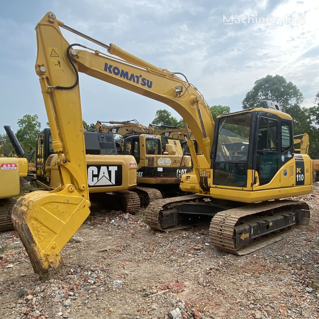 Komatsu PC110 tracked excavator