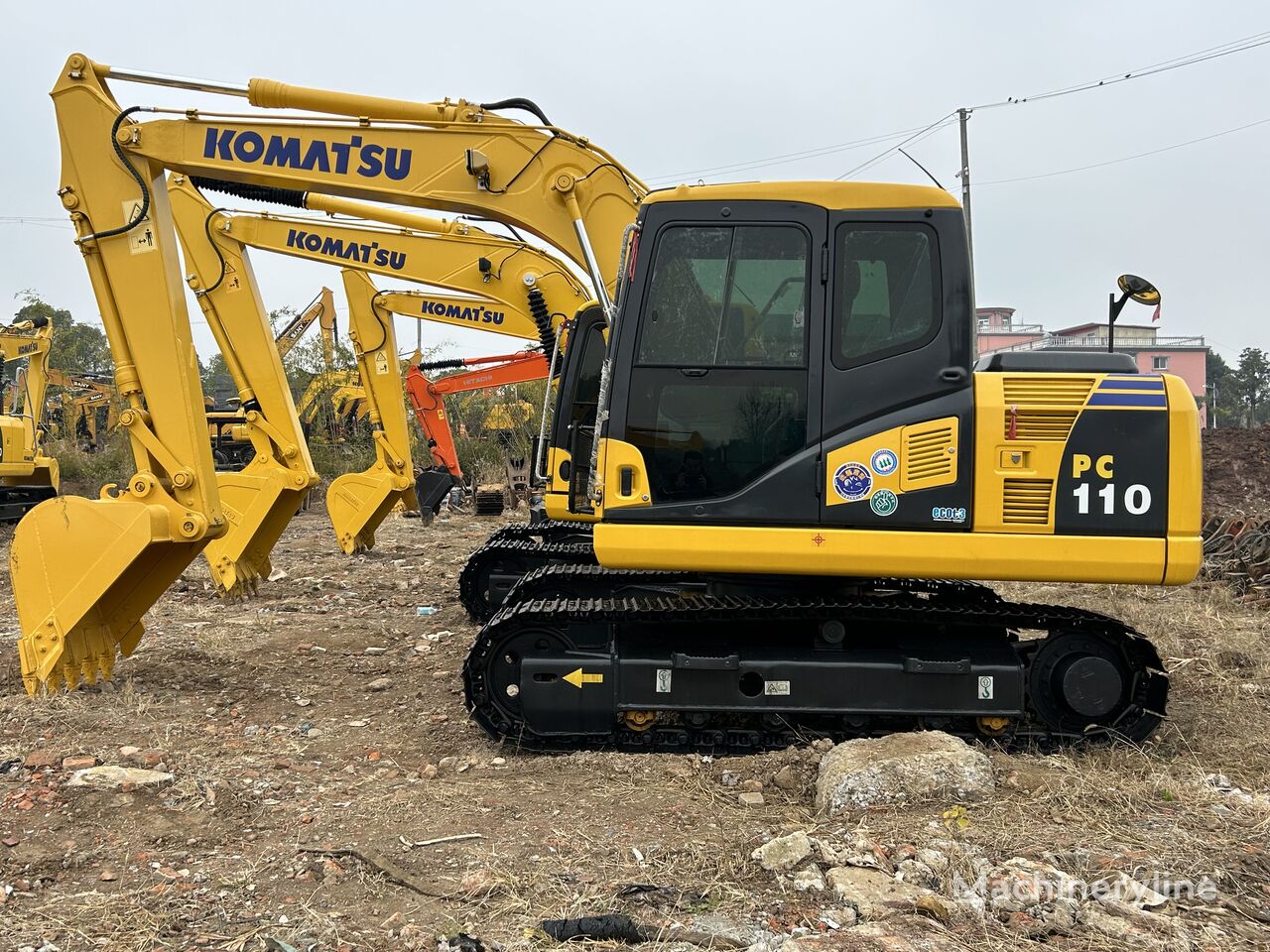 Komatsu PC110-7 tracked excavator