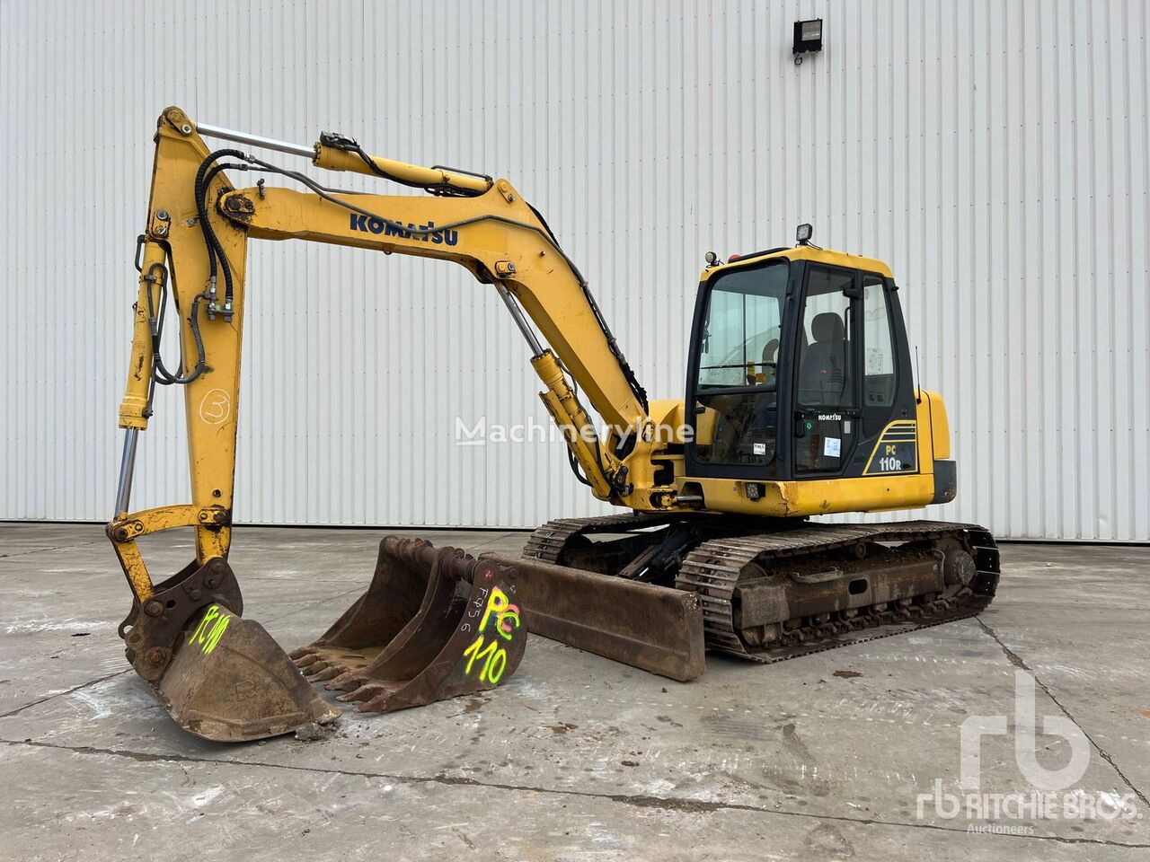 гусеничний екскаватор Komatsu PC110 Pelle Sur Chenilles