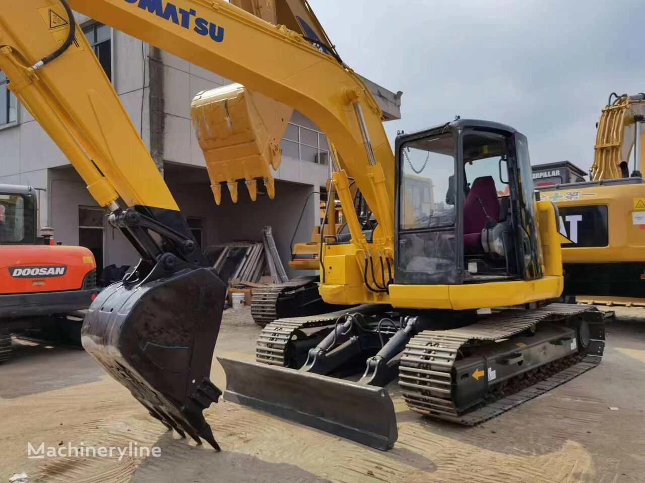 Komatsu PC128 tracked excavator