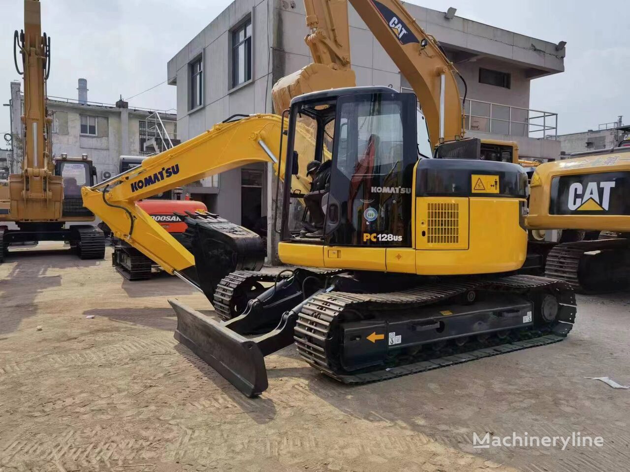 Komatsu PC128US tracked excavator