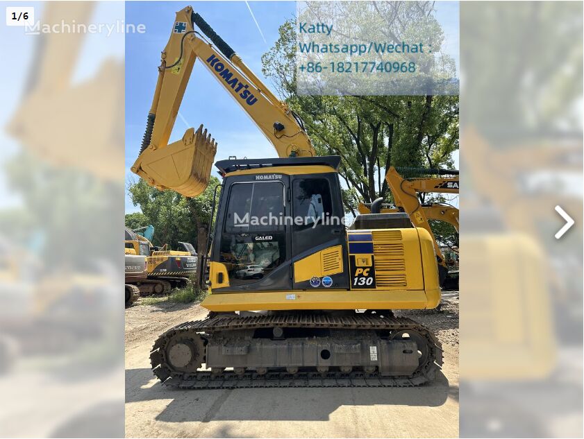 Komatsu PC130 excavadora de cadenas