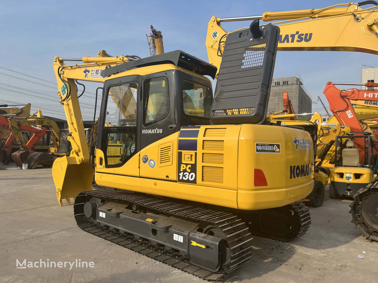 Komatsu PC130-7 tracked excavator