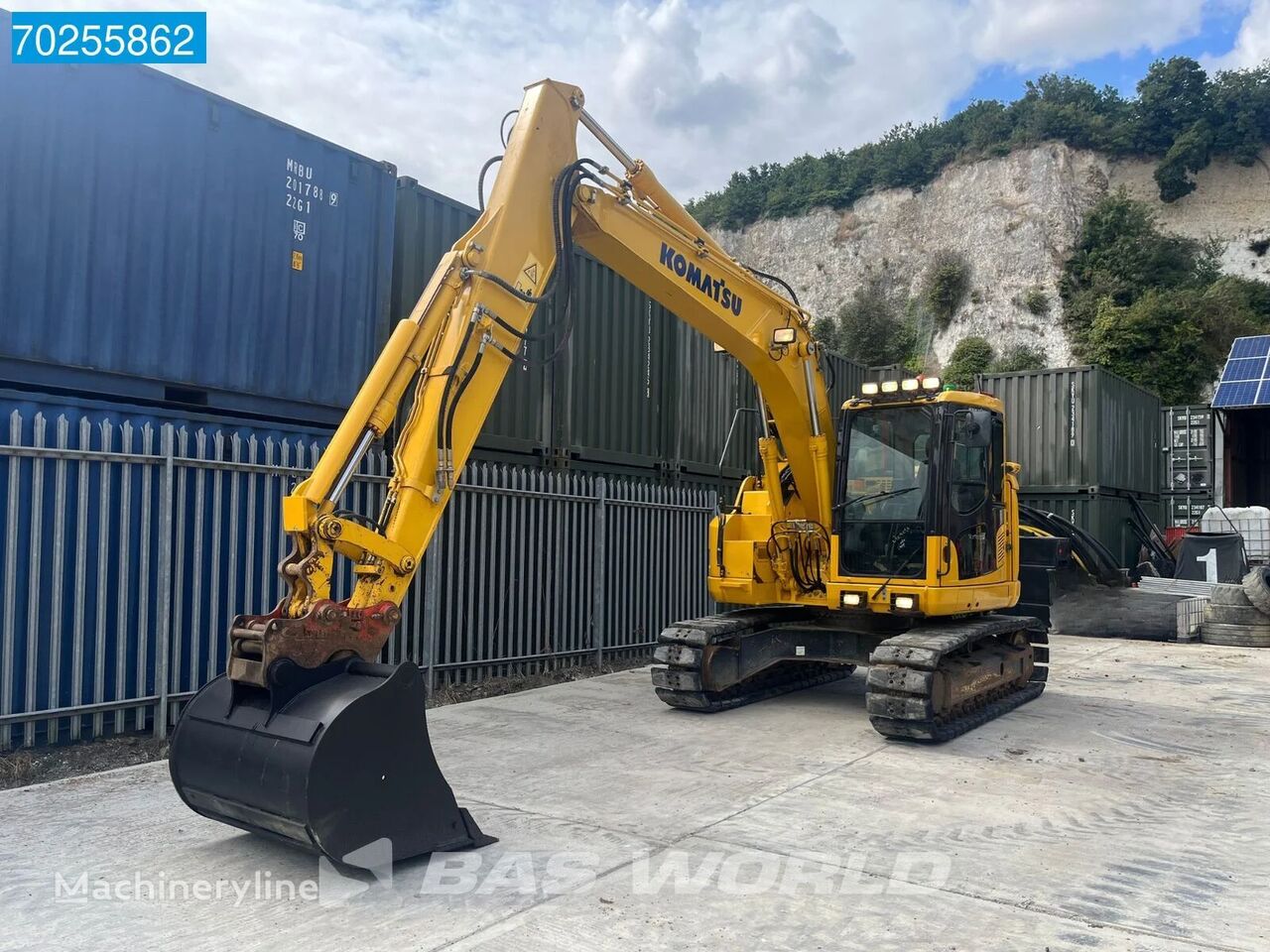 Komatsu PC138 US-11 tracked excavator