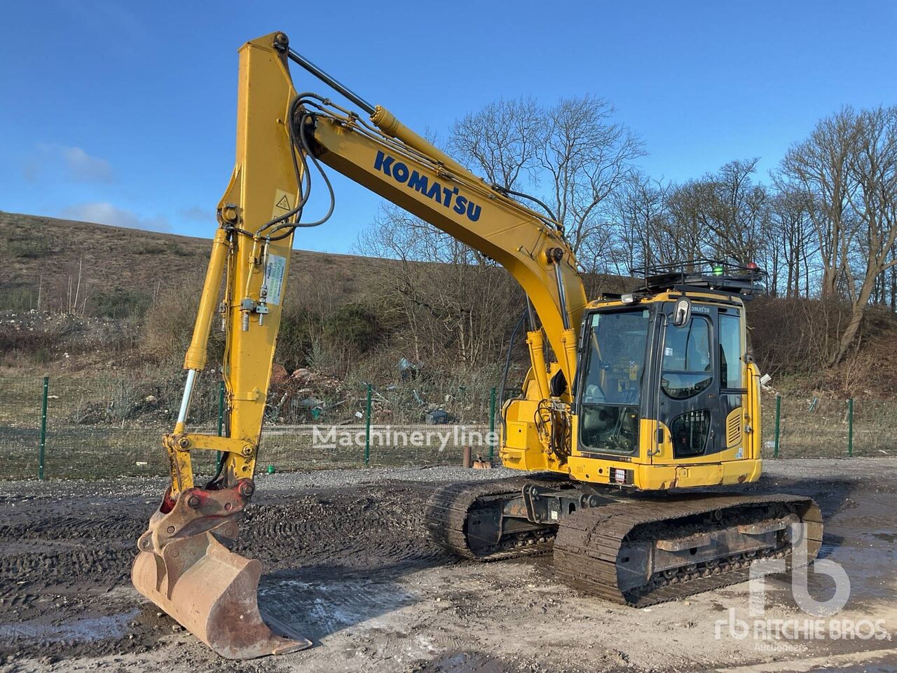 Komatsu PC138US-10 tracked excavator