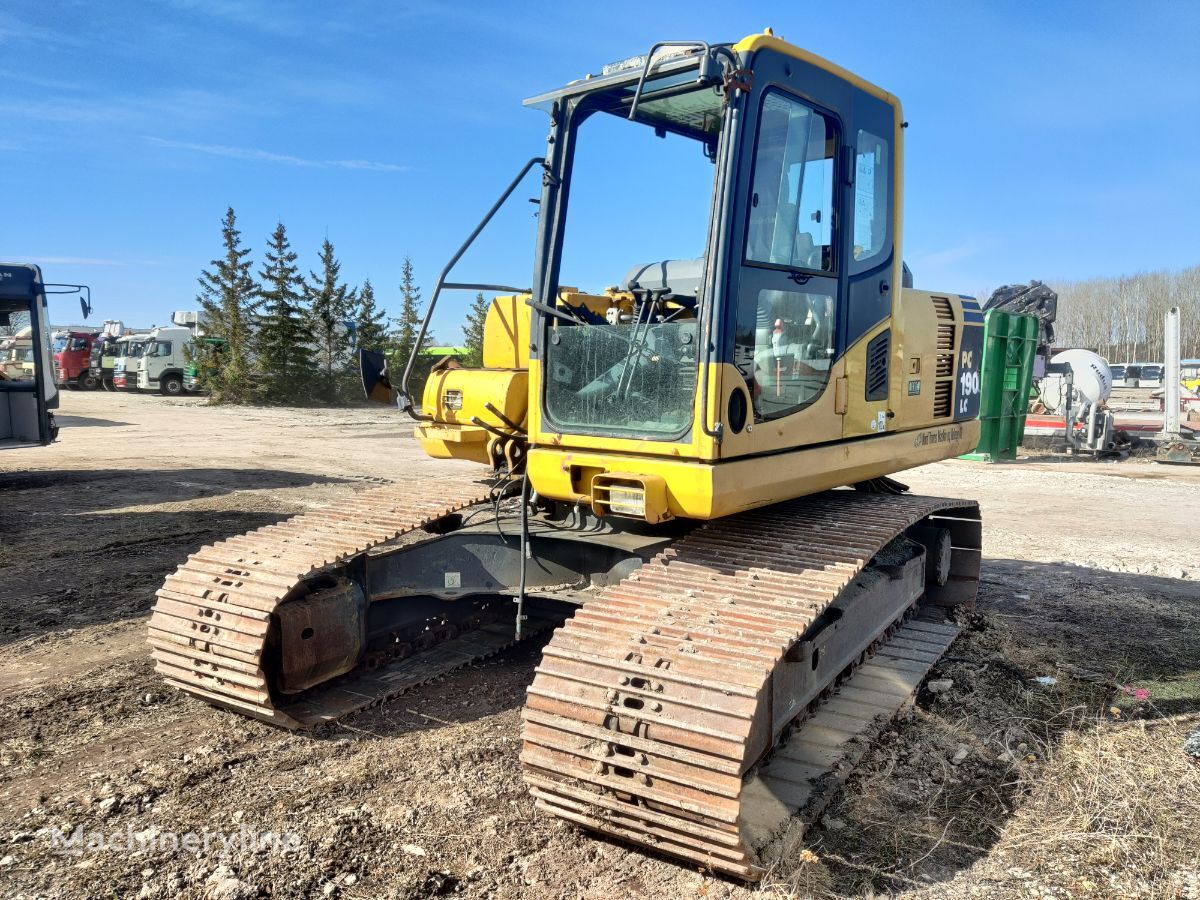 Komatsu PC190LC-8 FOR PARTS + DAMAGED ROTOTILT RT60B tracked excavator