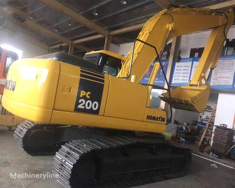 Komatsu PC200-7 tracked excavator