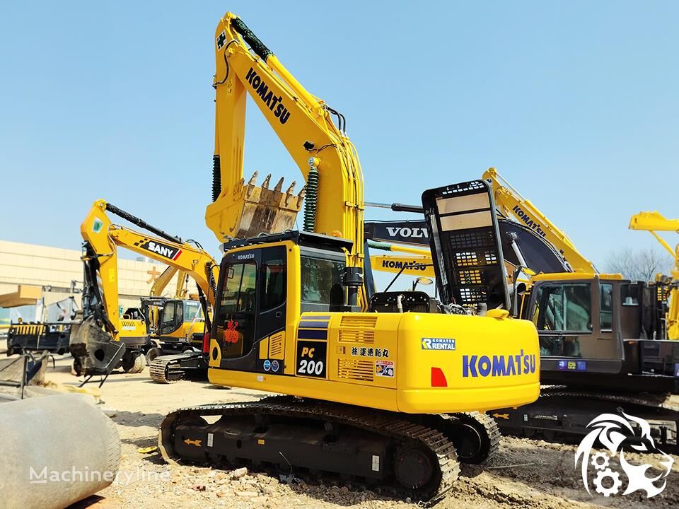 Komatsu PC200-8 tracked excavator