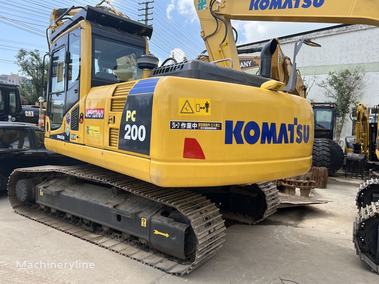 Komatsu PC200-8 tracked excavator