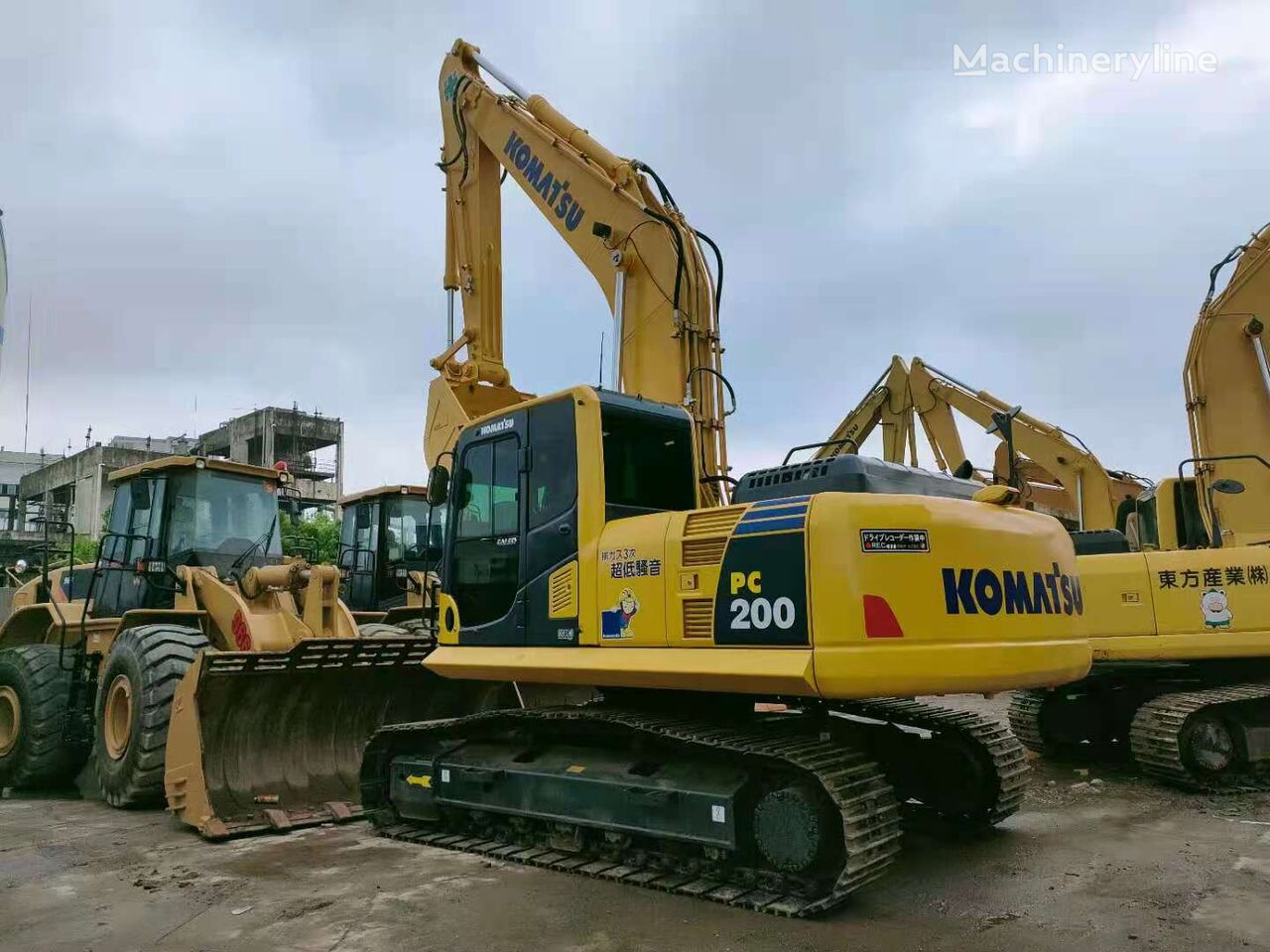 Komatsu PC200-8 tracked excavator