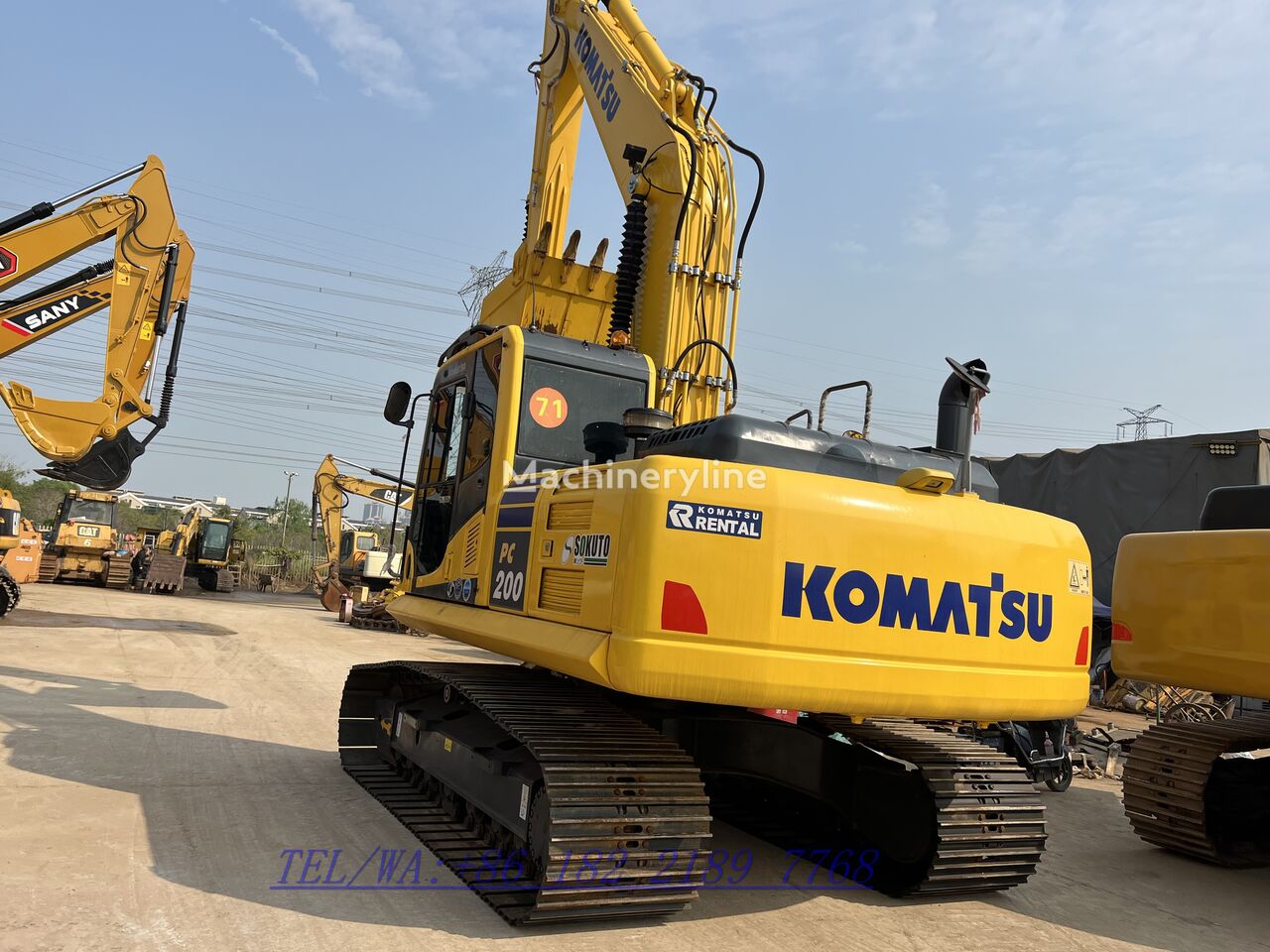 ερπυστριοφόρος εκσκαφέας Komatsu PC200-8