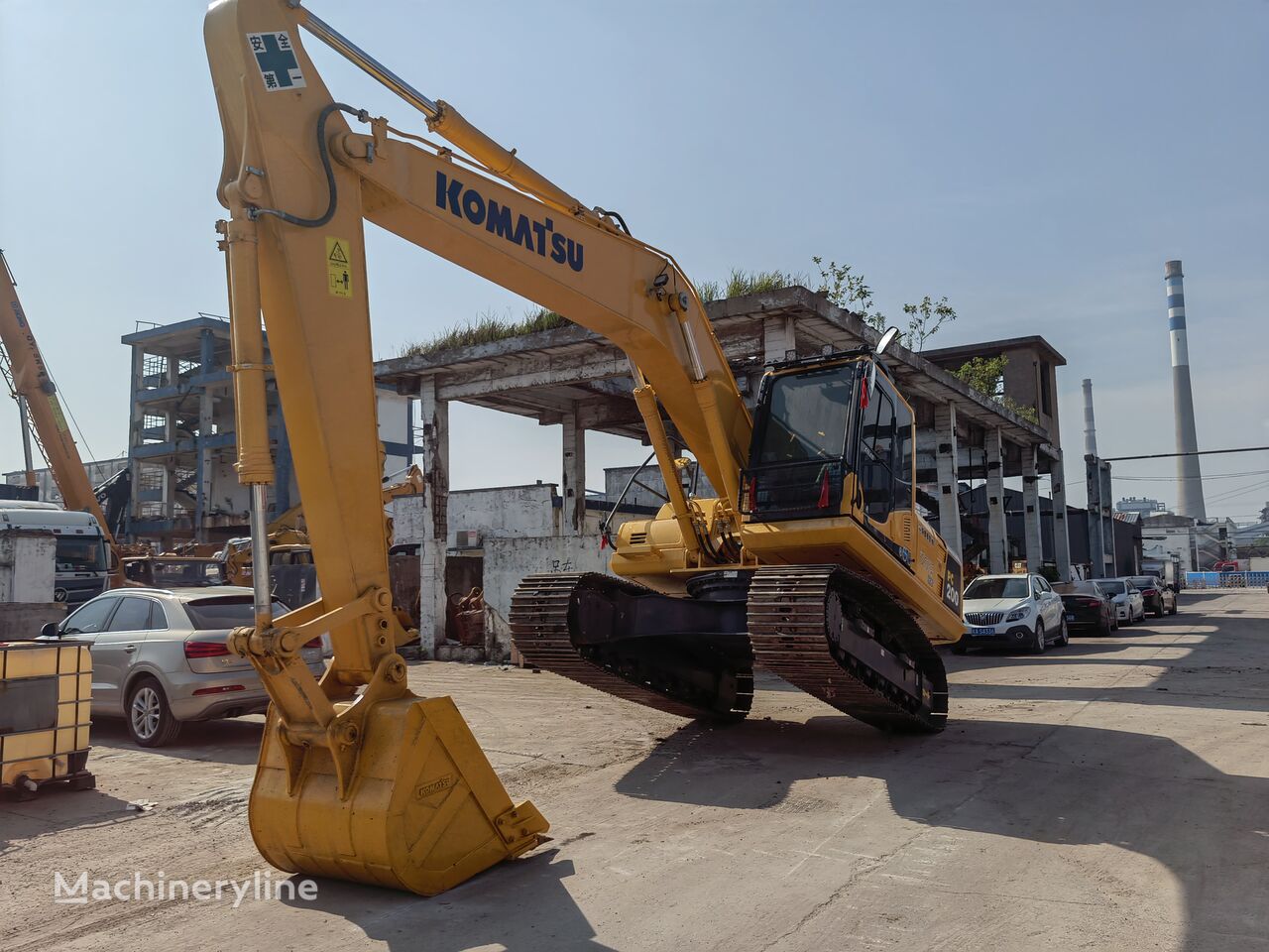 Komatsu PC200-8 tracked excavator