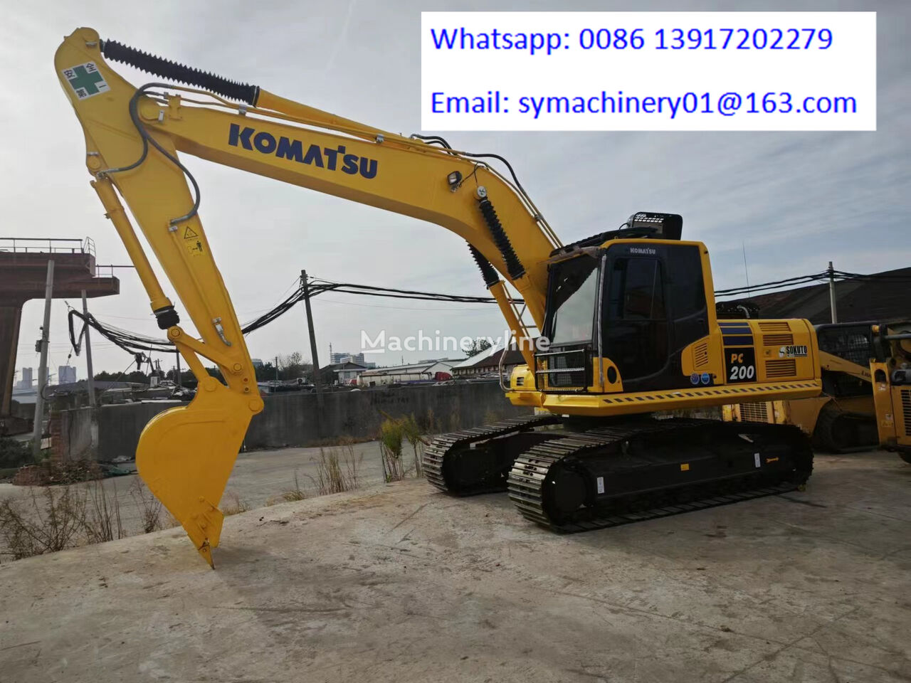 Komatsu PC200-8N1 tracked excavator