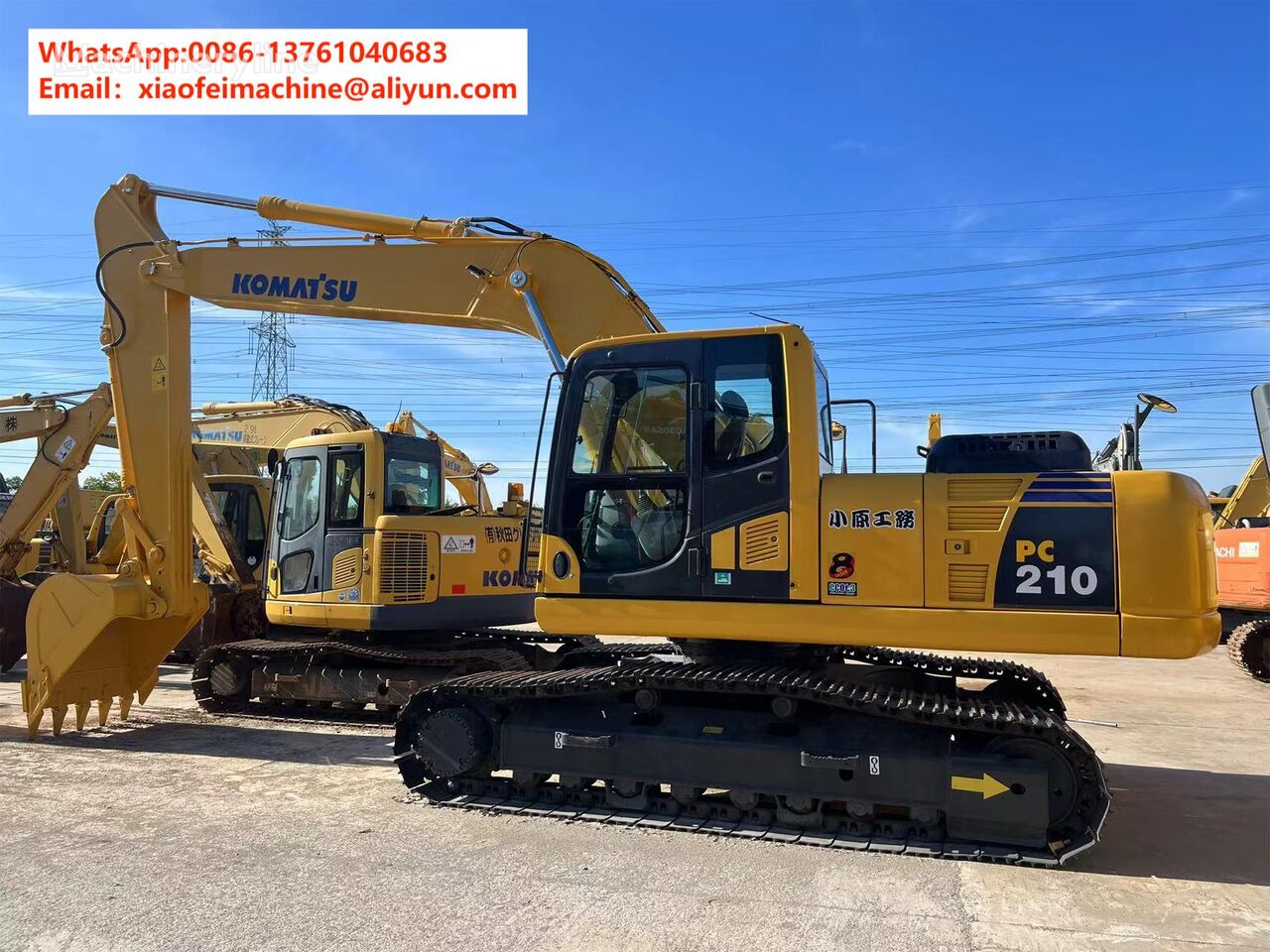 máy đào bánh xích Komatsu PC210