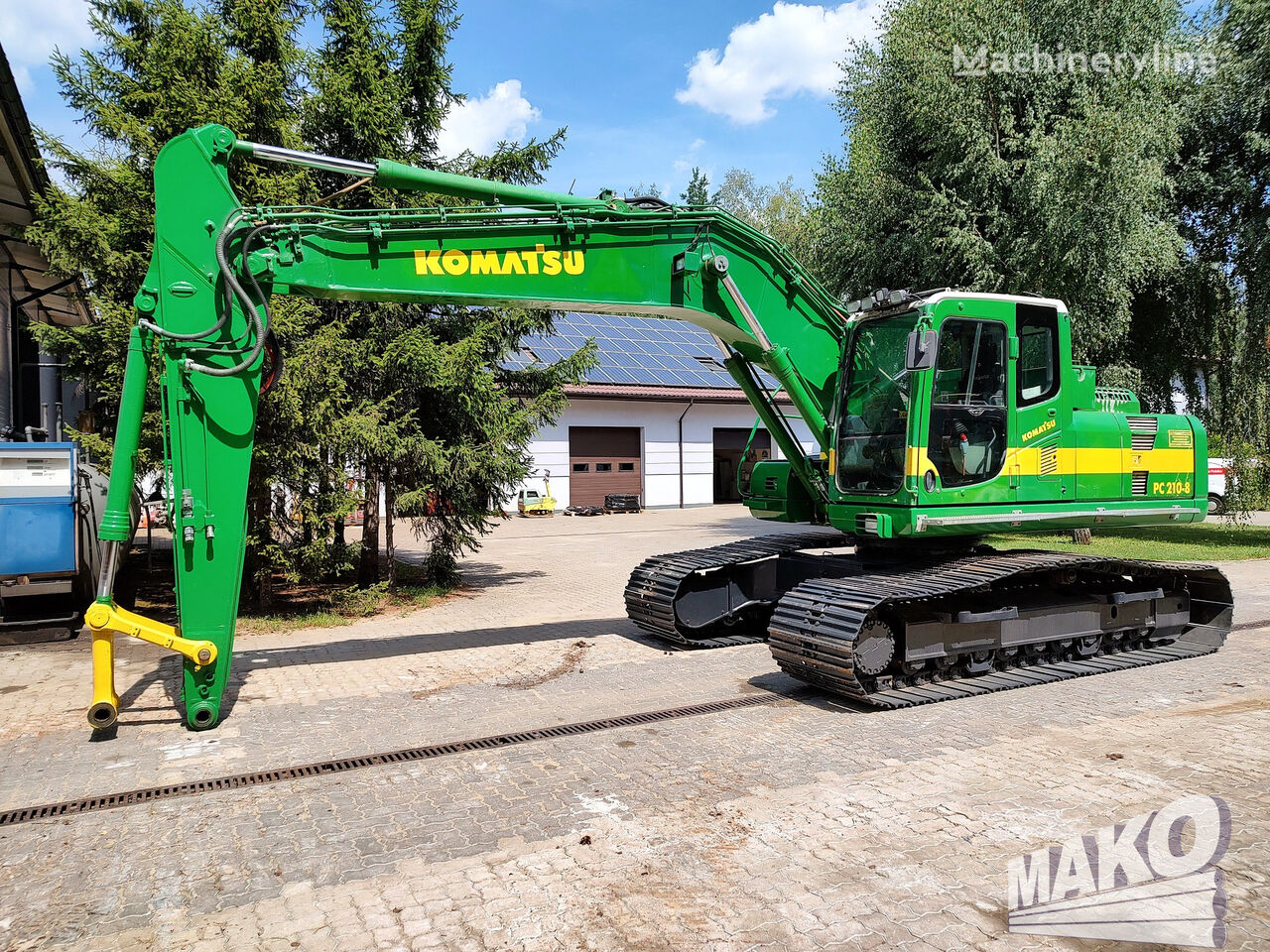 Komatsu PC210 tracked excavator