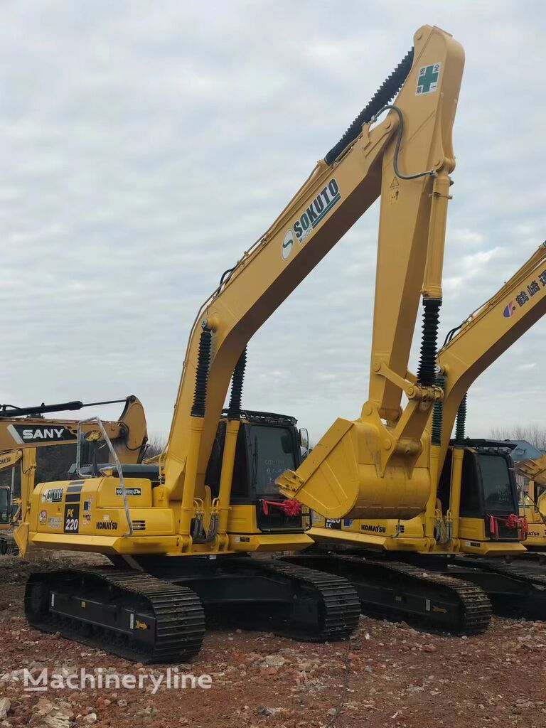 Komatsu PC220 tracked excavator