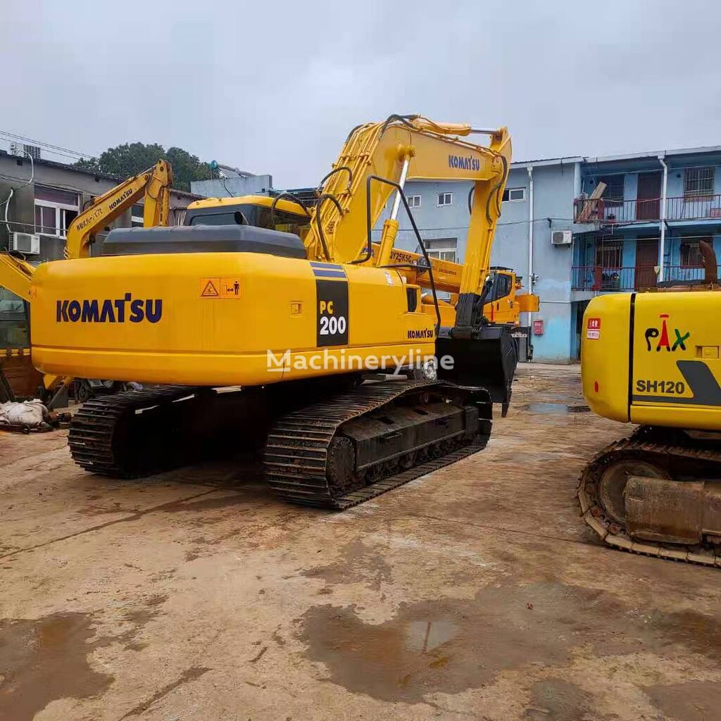 Komatsu PC220-7 tracked excavator