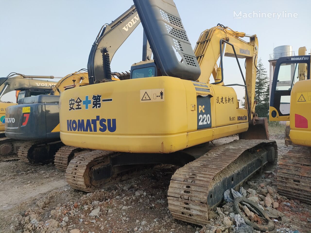 Komatsu PC220-7 tracked excavator