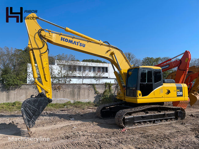 Komatsu PC220-7 tracked excavator