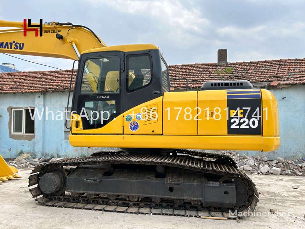 Komatsu PC220-7 tracked excavator