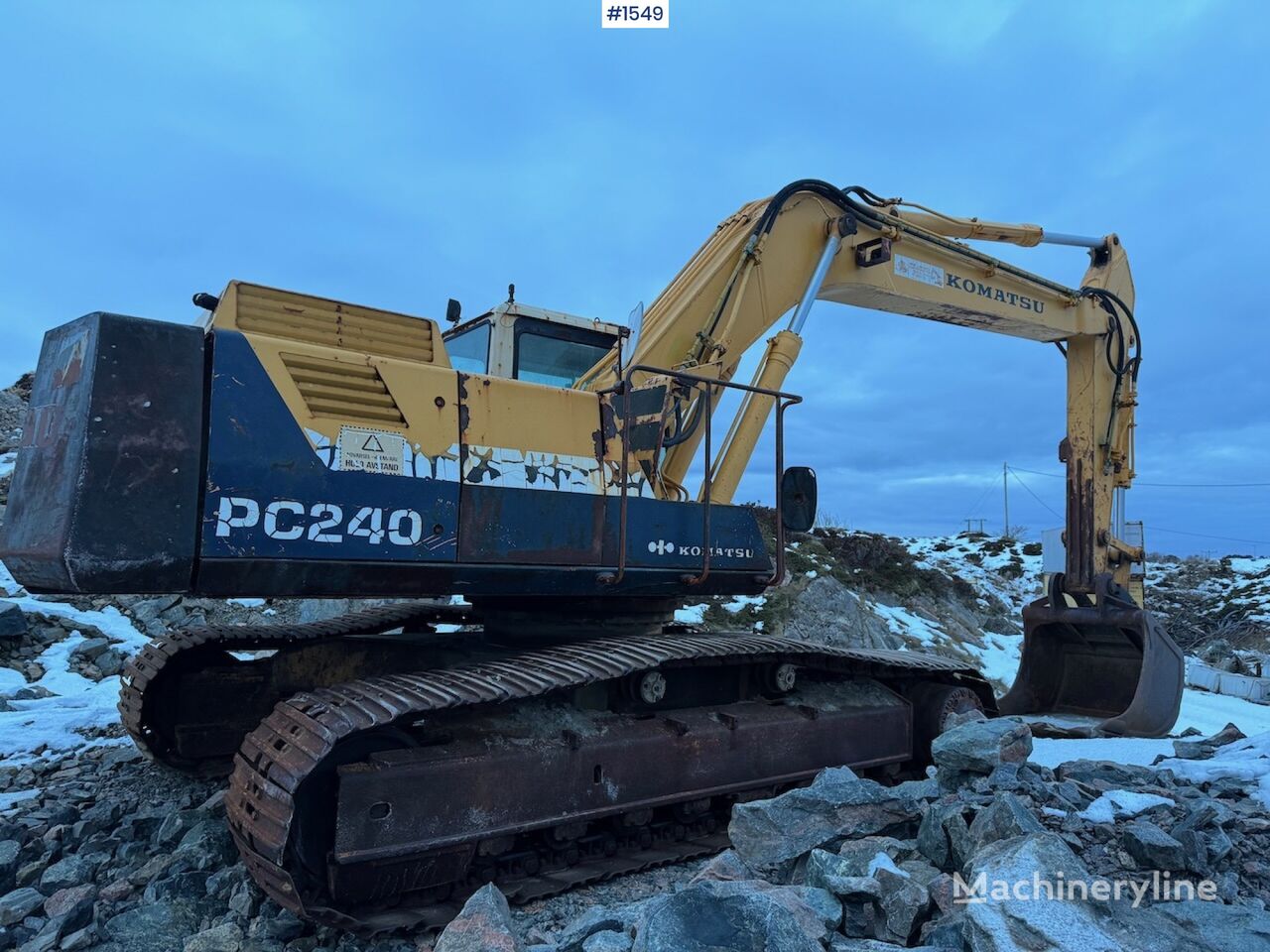 Komatsu PC240-5K excavadora de cadenas